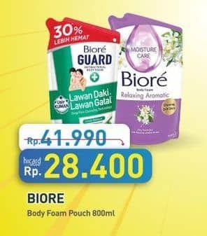 Promo Harga Biore Body Foam Beauty 800 ml - Hypermart