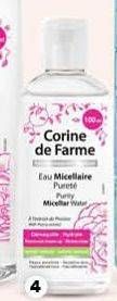 Promo Harga CORINE DE FARME Purity Micellar Water 100 ml - Guardian