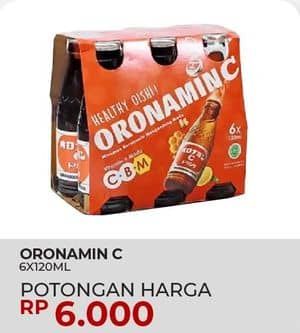 Promo Harga Oronamin C Drink per 6 botol 120 ml - Yogya