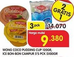 Promo Harga WONG COCO Pudding per 2 pcs 120 gr - Superindo