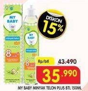 Promo Harga My Baby Minyak Telon Plus 150 ml - Superindo