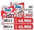 Promo Harga ZEE Platinum Susu Bubuk 350 gr - LotteMart