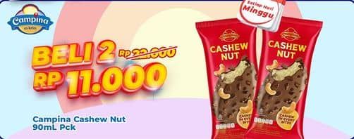 Promo Harga Campina Cashew Nut 90 ml - Indomaret