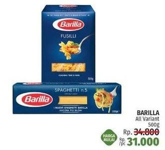 Promo Harga BARILLA All Variant 500g  - LotteMart