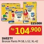 Promo Harga Sweety Bronze Pants Dry X-Pert M58, XL42, L52 42 pcs - Alfamidi