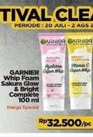 Promo Harga Garnier Whip Foam  - Indomaret