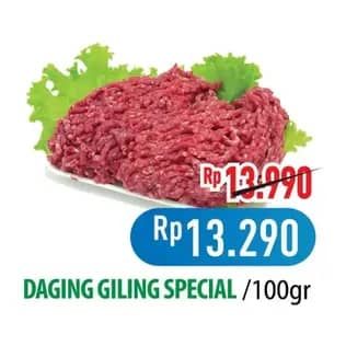Promo Harga Daging Giling Sapi per 100 gr - Hypermart