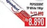 Promo Harga PEPSODENT Pasta Gigi Pencegah Gigi Berlubang White 190 gr - Hypermart