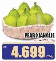 Promo Harga Pear Xiang Lie per 100 gr - Hari Hari