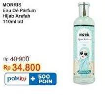 Promo Harga Morris Eau De Parfum Hijab Arafah 110 ml - Indomaret