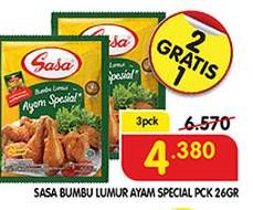 Promo Harga SASA Bumbu Masak Lumur Ayam Spesial 26 gr - Superindo