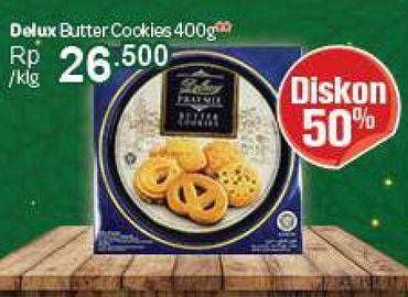 Promo Harga ASIA Delux Butter Cookies 400 gr - Carrefour