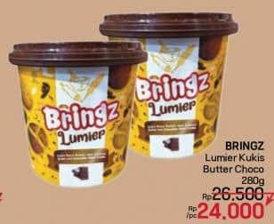 Promo Harga Bringz Lumier Cookies Butter And Chocolate 282 gr - LotteMart