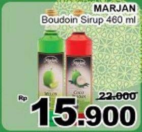 Promo Harga MARJAN Syrup Boudoin 460 ml - Giant