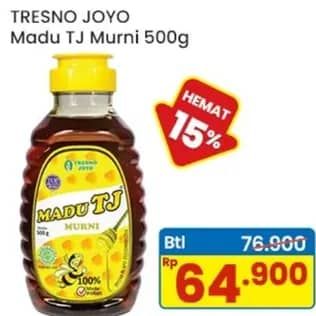 Promo Harga Tresno Joyo Madu TJ Murni 500 gr - Indomaret