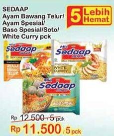 Promo Harga Mie Ayam Special / Baso Special/  Ayam Bawang Telur / White Curry 5s  - Indomaret