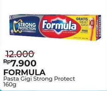 Promo Harga FORMULA Pasta Gigi Strong Protect 160 gr - Alfamart