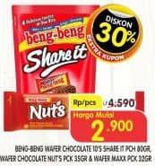 Promo Harga Beng-beng Share It/Beng-beng Wafer/Beng-beng Wafer Chocolate Maxx   - Superindo