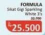Promo Harga Formula Sikat Gigi Sparkling White Soft 3 pcs - Alfamidi