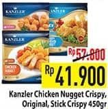 Promo Harga Kanzler Chicken Nugget Stick Crispy, Crispy, Original 450 gr - Hypermart