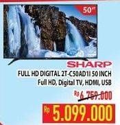 Promo Harga SHARP 2T-C50AD1i Full-HD 50"  - Hypermart