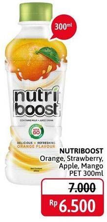 Promo Harga MINUTE MAID Nutriboost Orange, Strawberry, Apple, Mango 300 ml - Alfamidi