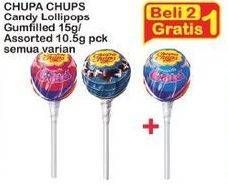 Promo Harga CHUPA CHUPS Lollipop Candy Gumfilled, Assorted 10 gr - Indomaret