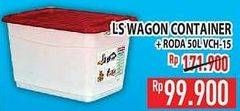 Promo Harga LION STAR Wagon Container VC-15 VCH-15  - Hypermart