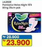 Promo Harga Laurier Relax Night 35cm 18 pcs - Indomaret