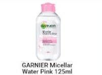 Promo Harga GARNIER Micellar Water Pink 125 ml - Alfamart