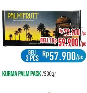 Promo Harga Palm Fruit Kurma 500 gr - Hypermart