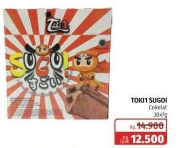 Promo Harga TOKI 1 Sugoi Cokelat per 30 pcs 7 gr - Lotte Grosir