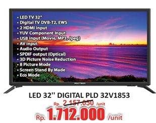 Promo Harga Polytron PLD 32V1853 Digital LED TV  - Hari Hari
