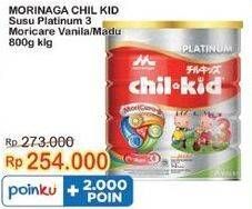 Promo Harga Morinaga Chil Kid Platinum Madu, Vanila 800 gr - Indomaret