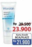 Promo Harga WARDAH Facial Wash Bright+Smooth, Brighteing + Oil 100 ml - Alfamart