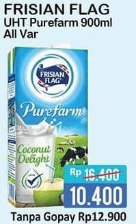 Promo Harga FRISIAN FLAG Susu UHT Purefarm All Variants 900 ml - Alfamart