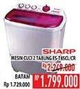 Promo Harga Sharp ES-T85CR | Washing Machine CL  - Hypermart