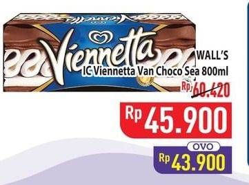 Promo Harga Walls Ice Cream Viennetta Choco Vanila 800 ml - Hypermart