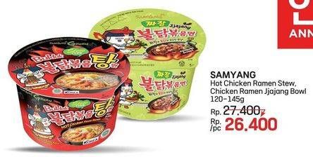 Promo Harga Samyang Hot Chicken Ramen Stew Type, Jjajang 105 gr - LotteMart