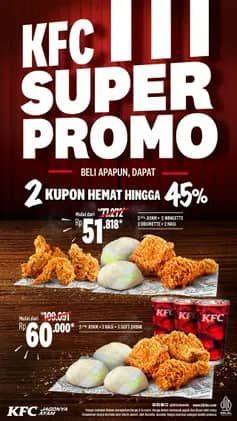 Promo Harga Super Promo  - KFC