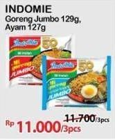 Promo Harga Indomie Mi Goreng Jumbo Ayam Panggang, Spesial 127 gr - Alfamart