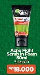 Promo Harga GARNIER MEN Acno Fight Facial Foam Anti Acne 50 ml - Alfamidi