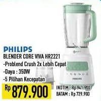 Promo Harga Philips HR2221/00 | Series 5000 Blender Core 2liter  - Hypermart