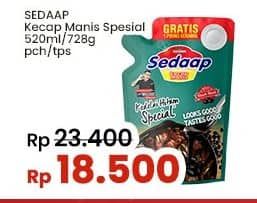 Promo Harga Sedaap Kecap Manis Kedelai Hitam Special 520 ml - Indomaret