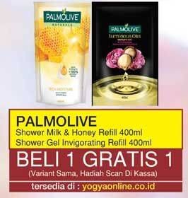 Promo Harga PALMOLIVE Shower Milk/ Gel 400 mL  - Yogya