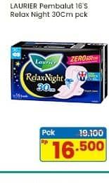 Promo Harga Laurier Relax Night 30cm 16 pcs - Indomaret