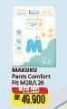 Promo Harga Makuku Comfort Fit Diapers Pants M28, L26 26 pcs - Alfamart