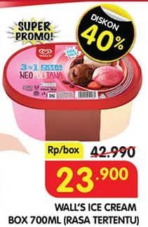 Promo Harga Walls Ice Cream 700 ml - Superindo