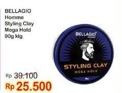 Promo Harga BELLAGIO HOMME Styling Clay Mega Hold 90 gr - Indomaret