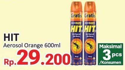 Promo Harga HIT Aerosol Orange 675 ml - Yogya